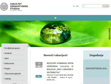 Tablet Screenshot of fzs.sve-mo.ba